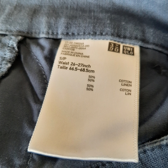 Uniqlo Blue High Waist Shorts - Picture 3 of 3
